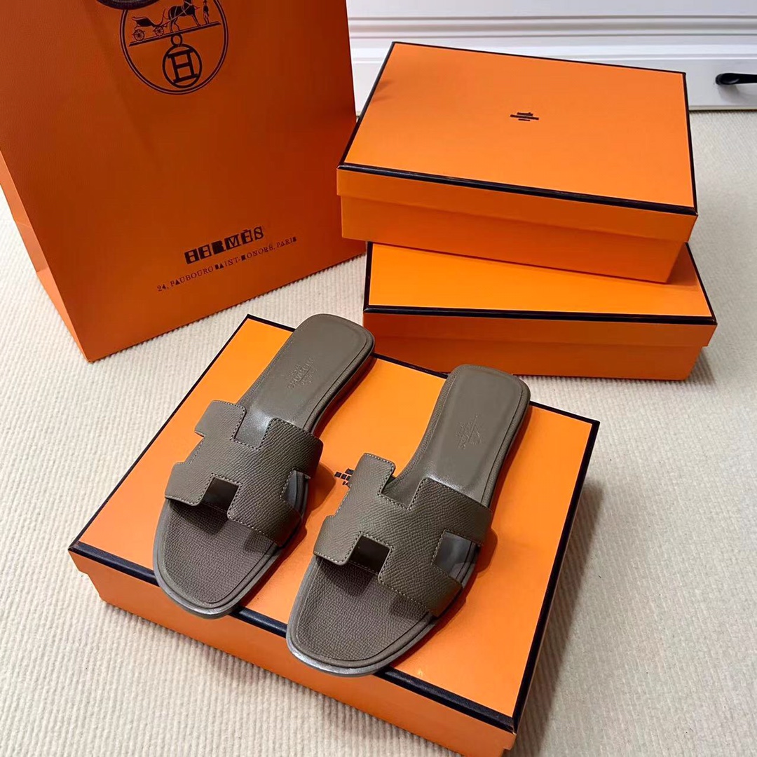 에르메스 올수공 오란 슬리퍼 샌들 앱송 50